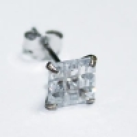 Е05299-С8 пусета в ухо с камнем